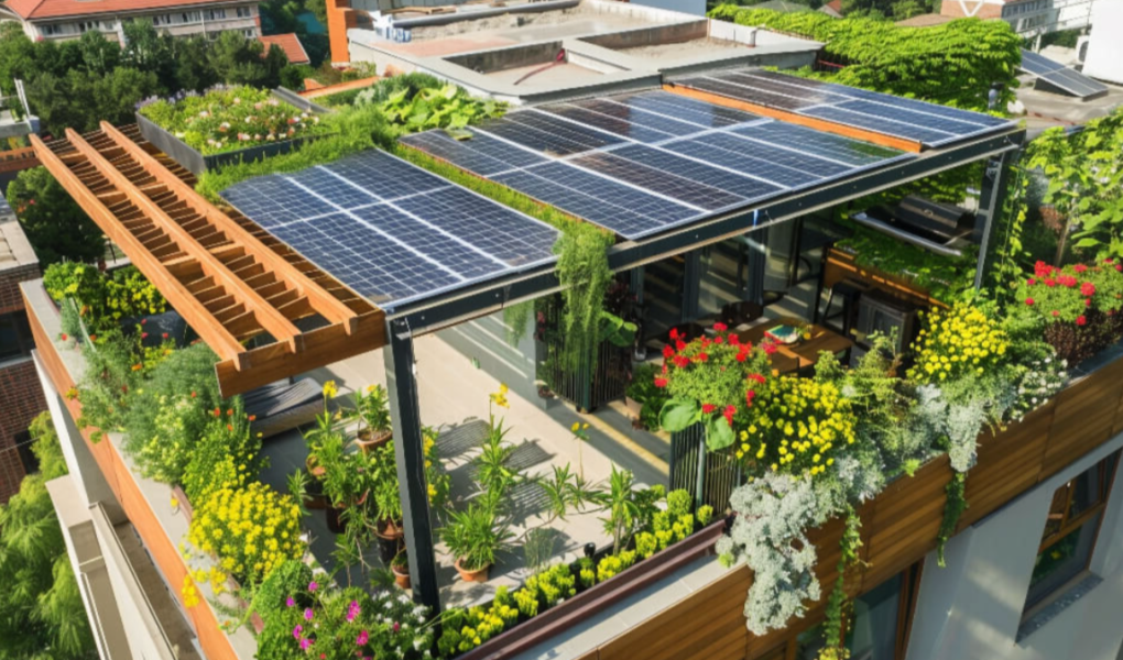 Les pergolas solaires : esthétique et fonctionnalité pour les gîtes écoresponsables