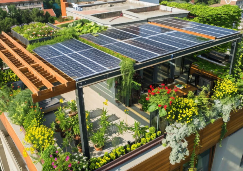 Les pergolas solaires : esthétique et fonctionnalité pour les gîtes écoresponsables